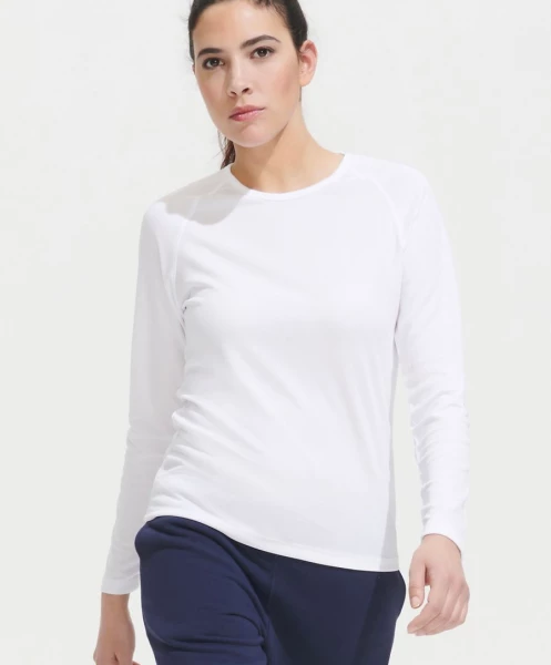 T-shirt Sol's SPORTY LSL WOMEN personnalisé