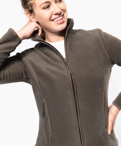 Veste micropolaire zippée femme