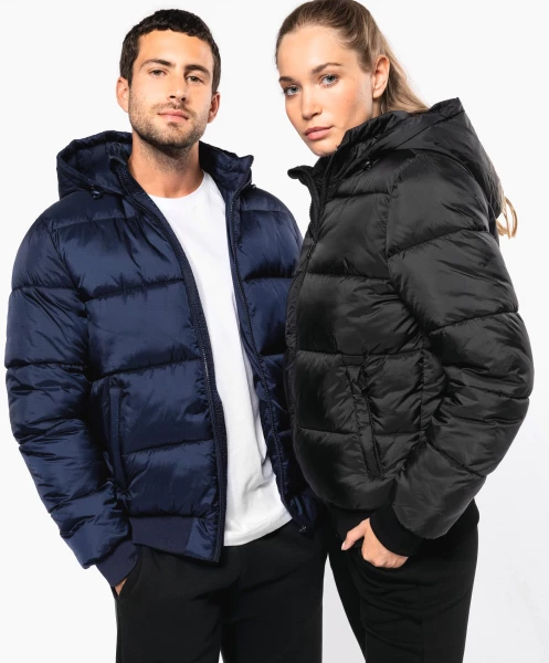 Veste unisexe ripstop recyclée à capuche