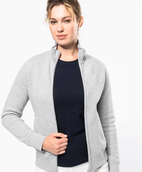 Veste molleton zippée femme