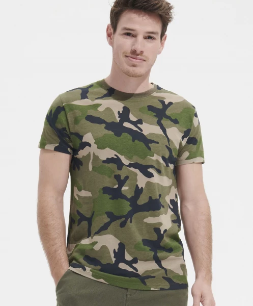 Tee - shirt Sol's CAMO MEN personnalisé