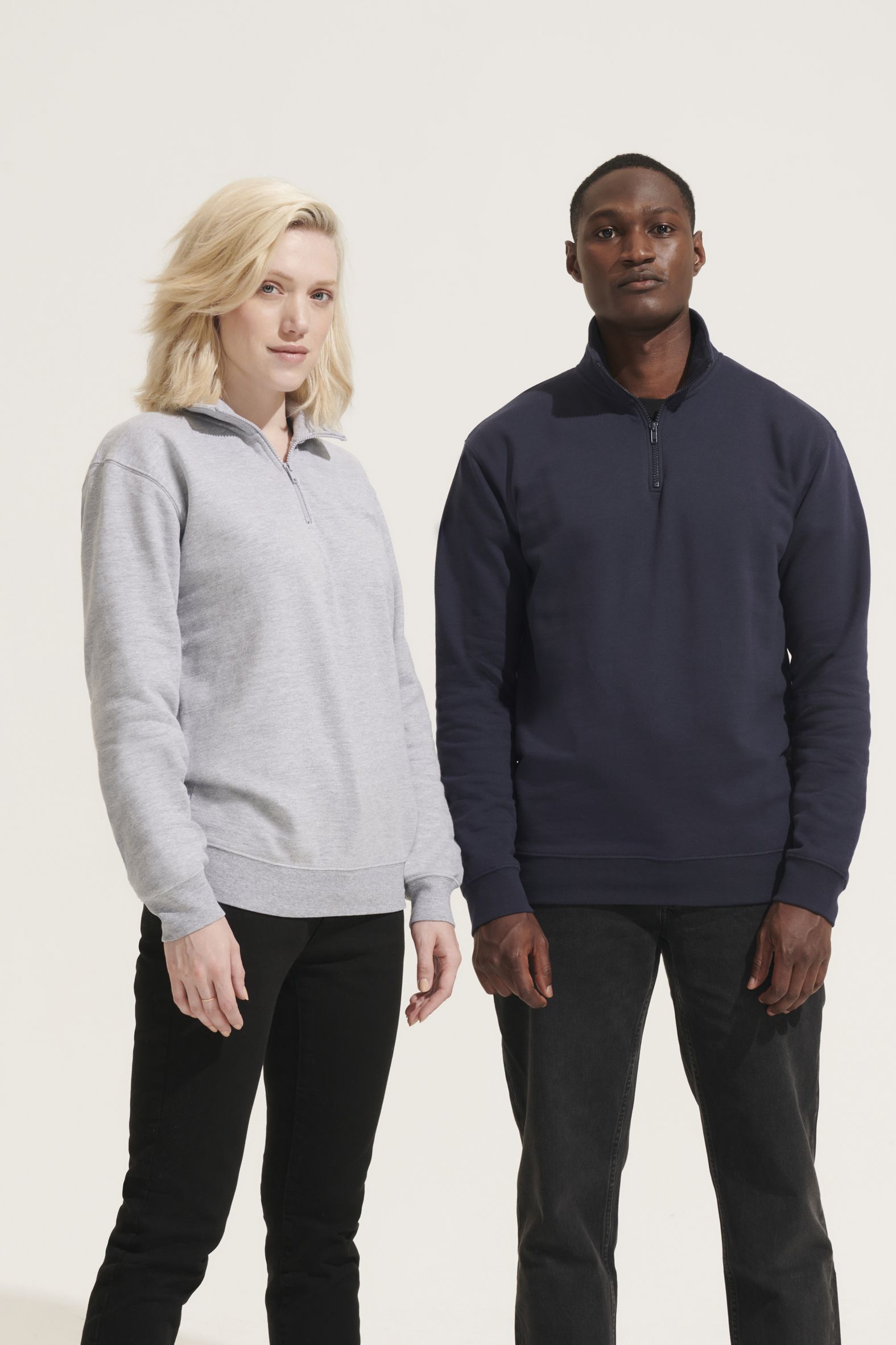 Sweat col camioneur Sol's Conrad personnalisé
