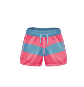 short de bain personnalisable