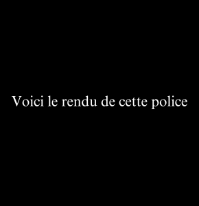 police Times New Roman