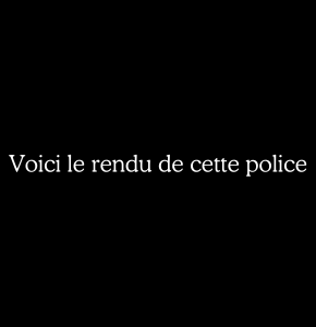 police Cooper Black