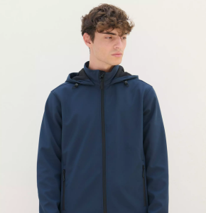 sofshell bleu marine